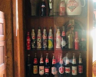 collectible coca cola bottles never opened plus other coke collectibles