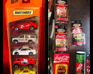 Coke matchbox cars