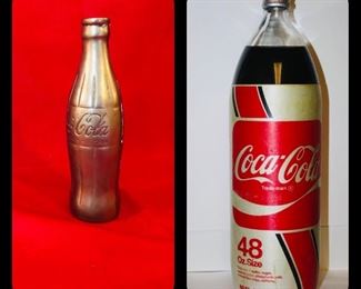 Vintage brass coke bottle
Full foam label coke bottles(several all different)
