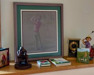 CLEARANCE!  $3.00 now, was $12.00......Golf Figurines, Books, Picture and more (P234)
