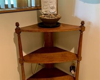 CLEARANCE!  $10.00 now, was $40.00......Primitive Corner Shelf 38 1/2" tall (P220)