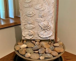 HALF OFF !  $6.00 now, was $12.00......Small table top fountain 13 1/2" tall (P224)