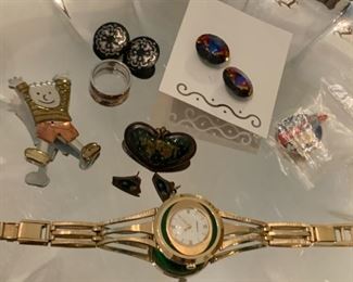 CLEARANCE!  $4.00  now, was $12.00......Watch, Costume Jewelry and more (P206)