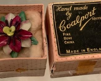 $20.00......Coalport Pin Brooch with original box (P207)