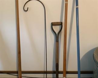 REDUCED!  $7.50 now, was $10.00......Rake, Shovels, hook and more (P197)