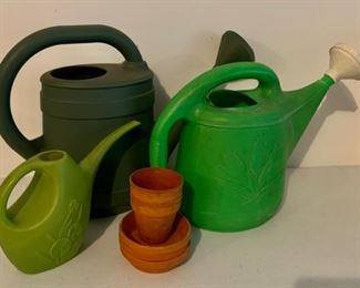 HALF OFF !  $5.00 now, was $10.00......Watering Cans and pots (P191)