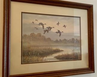 CLEARANCE !  $20.00 now, was $60.00......Pair Wildlife Prints 22" x 18" John W. Taylor (P170) see next picture