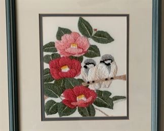 HALF OFF !  $7.00 now, was $14.00......Hand Stitched 13 1/2" x 15" (P156) 