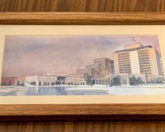 CLEARANCE!  $3.00 now, was $12.00......Lilly Center 13" x 7" (P143)