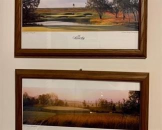 CLEARANCE!  $4.00 now, was $16.00......Pair of Somerby Golf Pictures (P105)