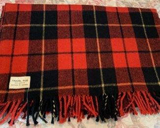 $16.00......Wool Travel Rug, Made in England for Eaton's of Canada (P93)