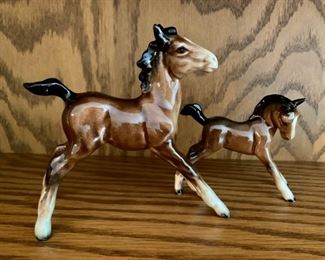 $30.00.......Pair of Horse Figurines 4 1/2" tall (P11)