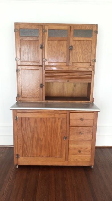 Vintage Hoosier Cabinet 
with Zinc top