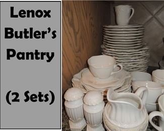 2 sets of Lenox  Butler's Pantry 