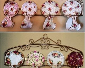 Old Country Roses Cups and Saucers AND Displays