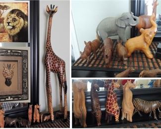 Wood Animal Decor - Framed Animal Print Art