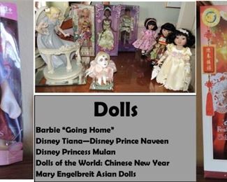 Asian Dolls - Disney, Mary Englebrit and more 