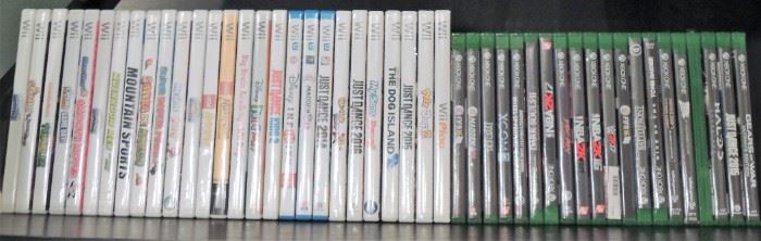 Wii - Wii U and XBox One games