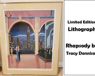 Framed Lithograph Rhapsody by Tracy Dennison 