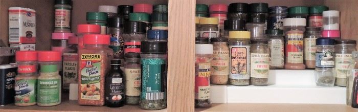 kitchen spices and non-perishable products