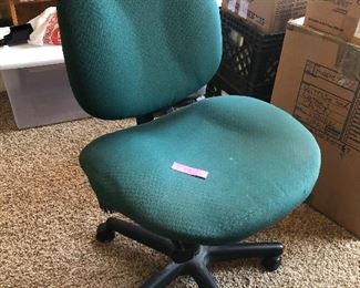 #14 Green Computer Chair $15.00