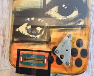 Mixed Media Art by Bruce Reynolds.