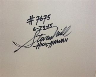 Hula Hotel and Lounge, Waikiki, Oahu, T.H. (Territory of Hawaii) by Steven Neill, 54 1/2" L x 16 1/2" W. Steven Neill Vintage Hawaiiana Sign Art serves as nostalgic representations of original advertisements and signs that were part of Hawaii's "Golden Days" if the late 1920's and 30's.