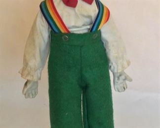 Vintage 17” Porcelain Clown