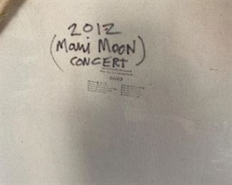Davo Sherman, Lahaina, Maui, Hawaii (Worked with Andy Warhol), Original Jimmy Buffet Painting, 2012 Maui Moon Concert. 30" x 40".