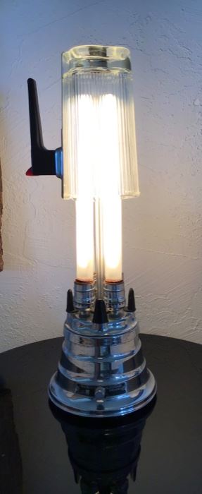 Unique 21” Vintage Waring Blender Deluxe  made into a Lamp. On 