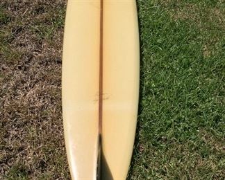 1960's Signed Greg Noll Elephant Gun Longboard, 10 feet 4 inches, Greg Noll Custom Surfboards. Signed "Aloha Greg Noll".