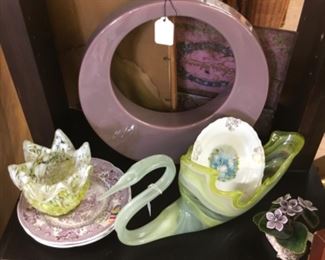 MCM objects. Murano glass