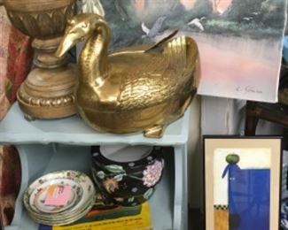 Florida art. Brass duck. 