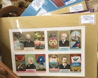 Antique cigar cards. 