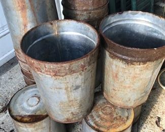 Lots of sap buckets. 