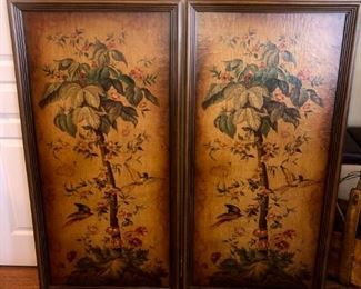 Pair of Tuscan inspired wall hangings will bring warmth to any room!