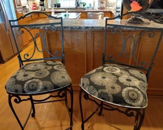 Bombay Metal Barstools 