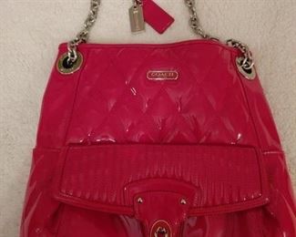 Red Coach Handbag