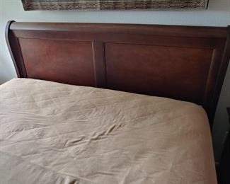 Queen Size Sleigh Bed Frame by Broyhill