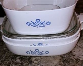 Vintage Corning Ware Blue Cornflower 