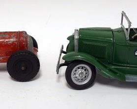 1014	2 HUBLEY TOYS, RACE CAR AND U.S. RANGER SERVICE
