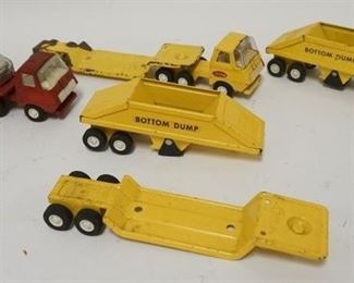 1040	TONKA LOT OF 5 TRUCKS AND ACCESSORIES
