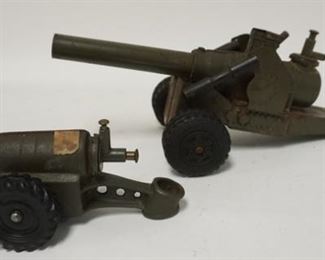 1057	LOT OF 2 VINTAGE BIG BANG BANGSITE TOY CANNONS
