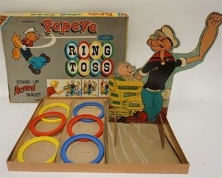 1062	VINTAGE POPEYE RING TOSS GAME IN BOX BY TRANSOGRAME
