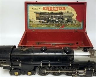 1071	ANTIQUE A C GILBERT TRAIN CREATOR WITH BOX
