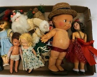 1078 ASSORTMENT OF VINTAGE DOLLS

