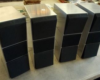 1094 LOT OF 4 MID CENTURY MODERN SPEAKERS BEOVOX CX100
