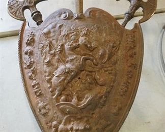 1133 PALCONE SHIELD FORM SPEAKER FRAME WITH WEAPONRY
