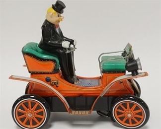 1194 BATTERY OPERATED *CENTURY* TOY CAR & DRIVER, 10 IN LONG
