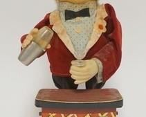 1195 BATTERY OPERATED CHARLIE WEAVER BARTENDER, 11 1/2 IN HIGH

